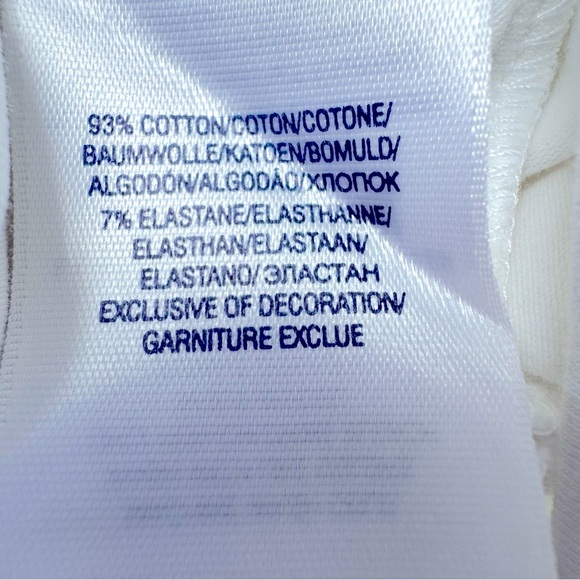 Polo Ralph Lauren Girl’s White Leggings with Detailed Hem Size 5 - Picture 6 of 8